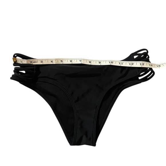 Hollister Sleek Black Bikini Bottom with Cutout Sides - Picture 3 of 9